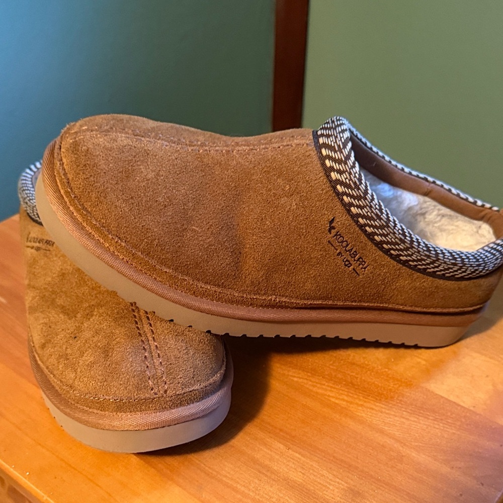 Koolaburra Tan Suede Loafers
